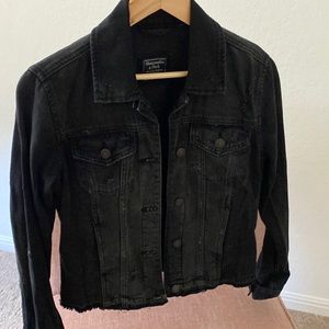 A&F denim shirt jacket